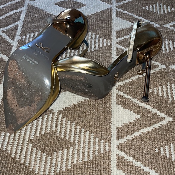 Monika Chiang Gold Heels - Picture 4 of 4